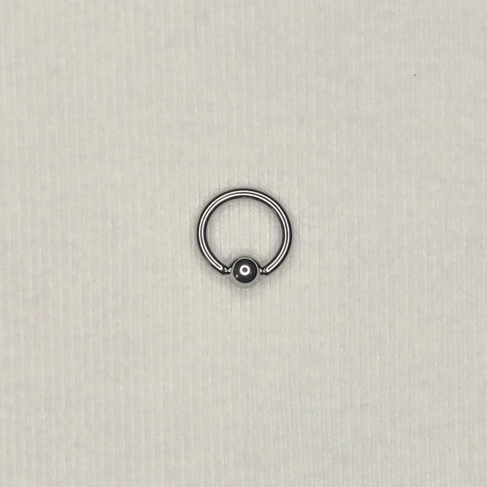 10 Gauge 716 Implant Grade Captive Bead Ring